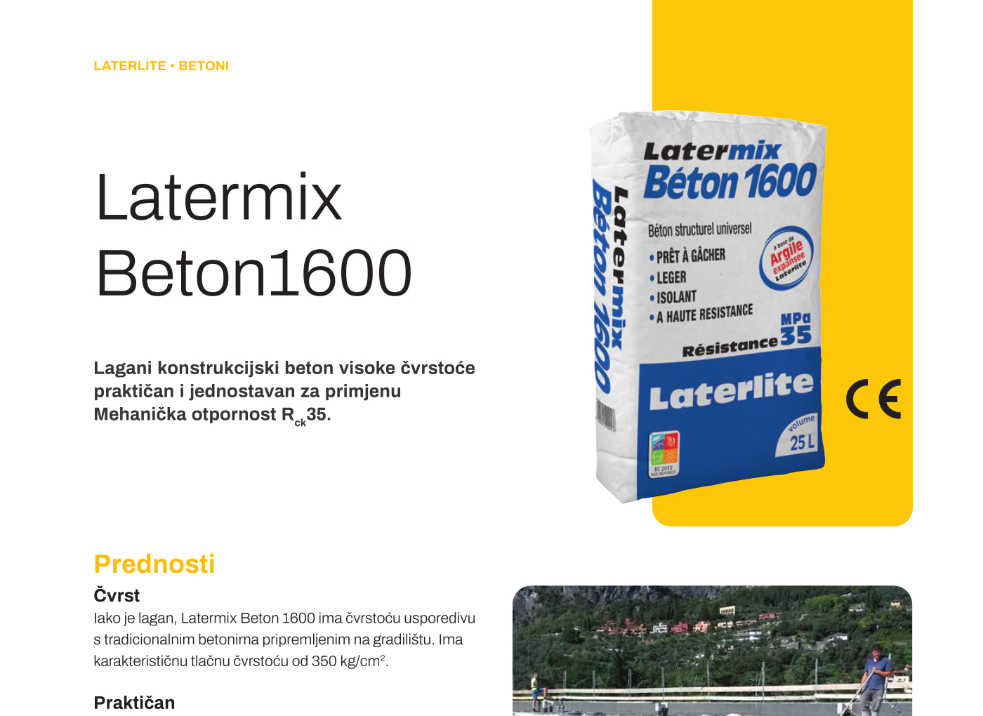Tehnički list Latermix Beton 1600